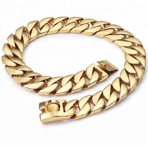 Cuban Link Chain and Leash