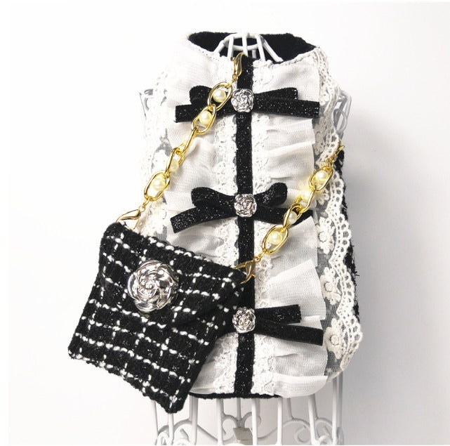 Rose Dress with Bag
